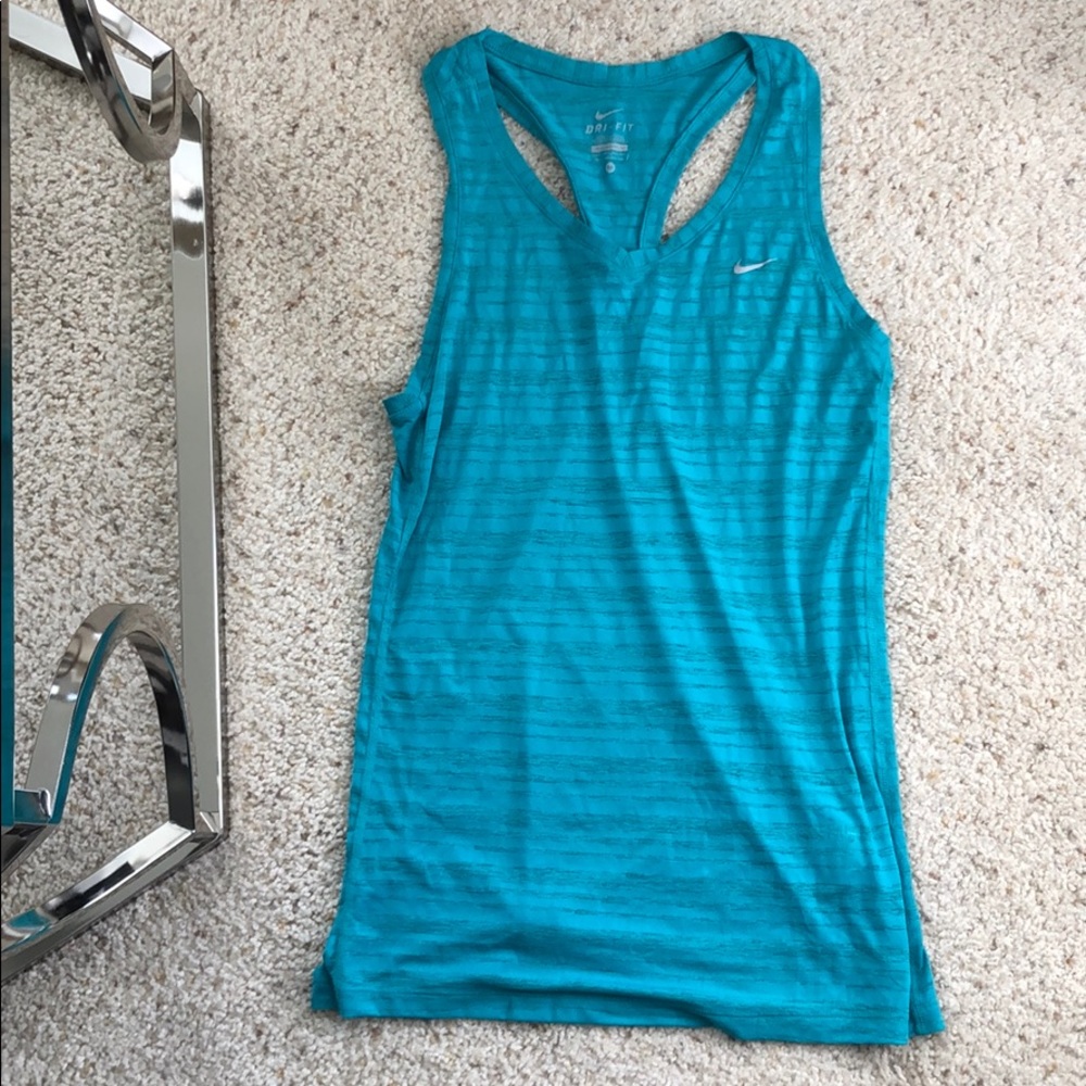 Blue Racerback Nike M drift tank